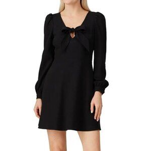 Black Halo Mini Dress 6 Black Ellen $375